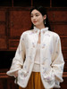 盛唐牡丹盛奢系列 | 月白色一年景手绣水貂棉服 商品缩略图9