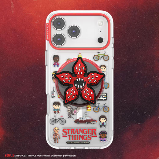 【异世界回信】拼豆霍金斯小镇 泡泡骚 × 怪奇物语联名系列 POPCASE手机壳 MagSafe Popcase磁吸款 拼贴 像素 iPhone17/16/15/14/13 商品图1