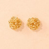 北京仓｜Agapee-Meli-金色 梅利 花朵 耳钉［法国设计师］ 商品缩略图0