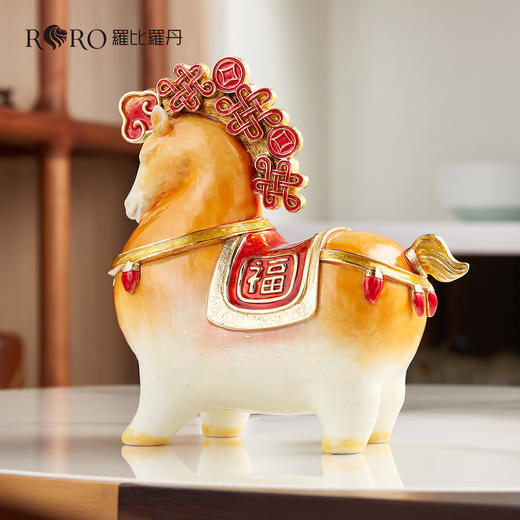 E-LB-R91690J（91704J）  罗比罗丹  马上有福摆件单个（18.5*10.5*20） 商品图2