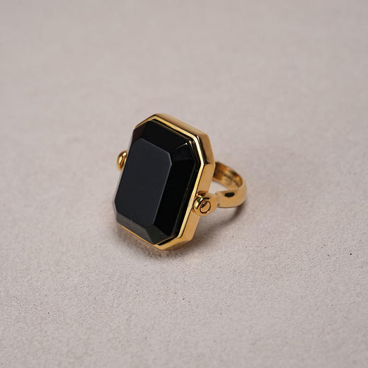 北京仓｜Goossens Paris-BAGUE PM STONES- 黑玛瑙 戒指［法国设计师］ 商品图0