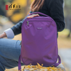 清华文创通勤简约紫色双肩包 商品缩略图0