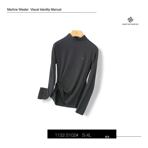 不是市场货..Martine Wester 女式德绒面料长袖T 11325102 商品图6