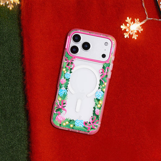 【闪闪的季节】圣诞花环 POPCASE手机壳 MagSafe Popcase磁吸款 圣诞 彩色 iPhone17/16/15/14/13 商品图1