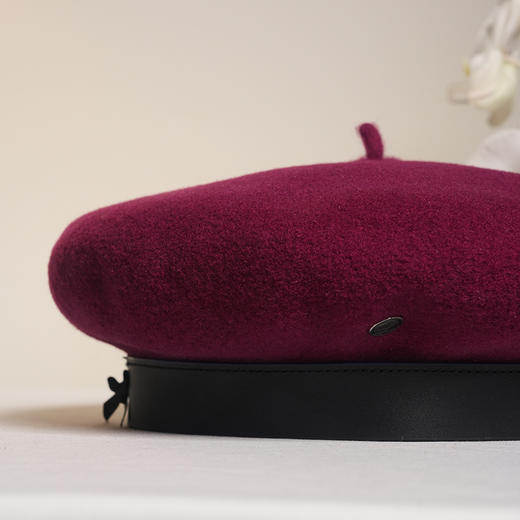 北京仓｜LAULHERE-BASQUE-绛红色 贝雷帽［法国设计师］ 商品图5