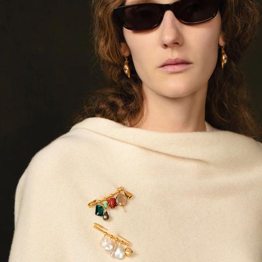 北京仓｜Chan Luu-Charlotte-夏洛特 淡水珍珠 胸针［美国设计师］ 商品图1