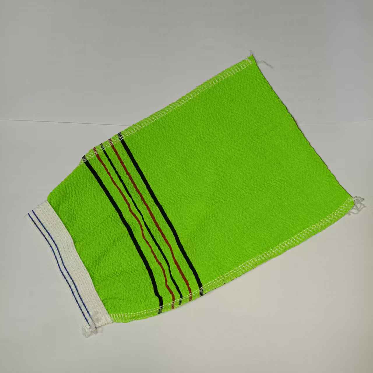 彩虹条搓澡巾一次性男女双面搓背洗澡巾沐浴手套搓灰粗砂搓澡巾