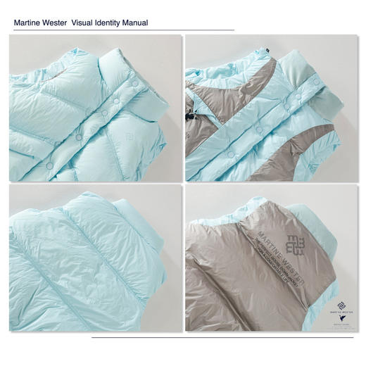 Martine Wester 女款（N66）湿法涂层面料立领鹅绒马甲 1138 5280 商品图4