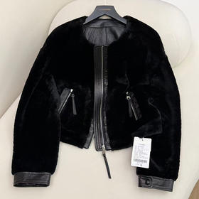 【预售7天】良木礼皮毛一体外套（D8241）