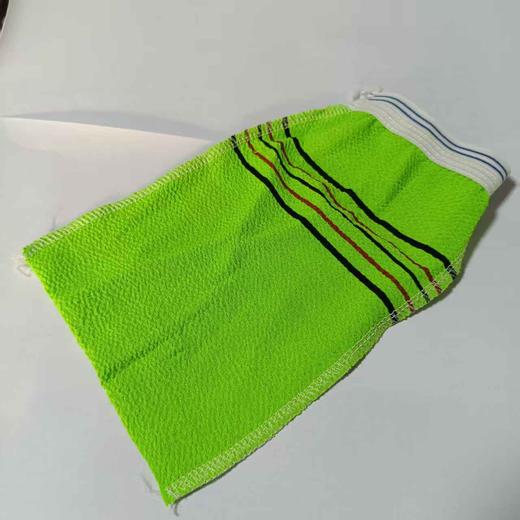 彩虹条搓澡巾一次性男女双面搓背洗澡巾沐浴手套搓灰粗砂搓澡巾 商品图1