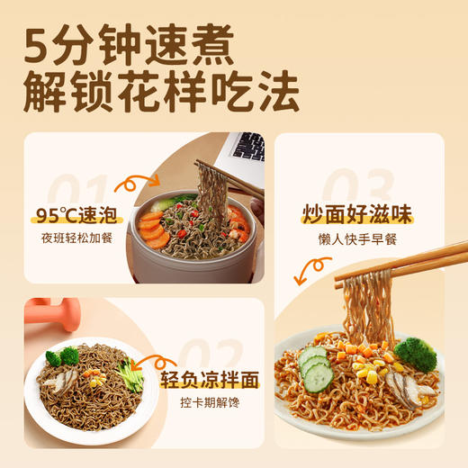 【分仓直发包邮】松鲜鲜糙能农场轻食谷面礼盒880g 商品图4