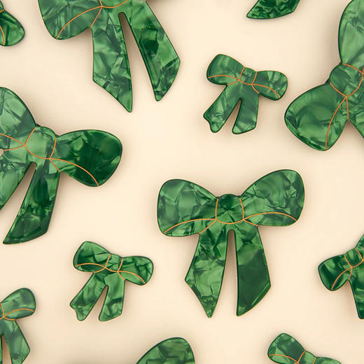 北京仓｜Coucou Suzette-Green Ribbon-绿丝带 发夹［法国设计师］ 商品图4