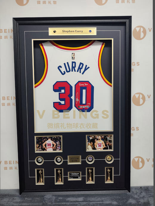 收藏系列 库里 勇士队城市版 CS  亲笔签名球衣 商品图1
