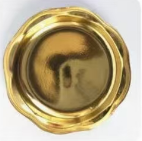 7.5cm金色花瓣形蛋糕切件托底（甜品台）/1条*100个
