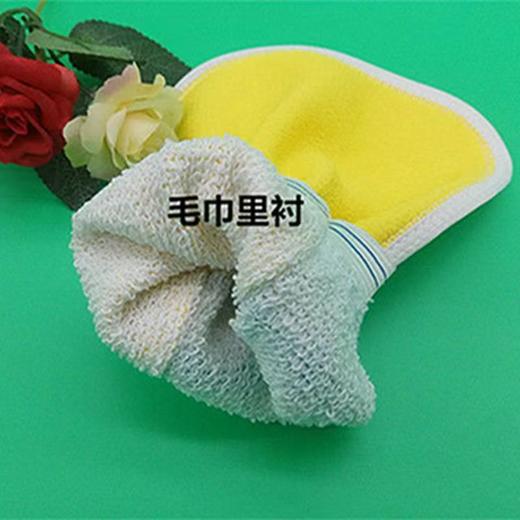 一方粗加细搓澡巾洗澡巾双层双面独立装颜色随机 商品图6