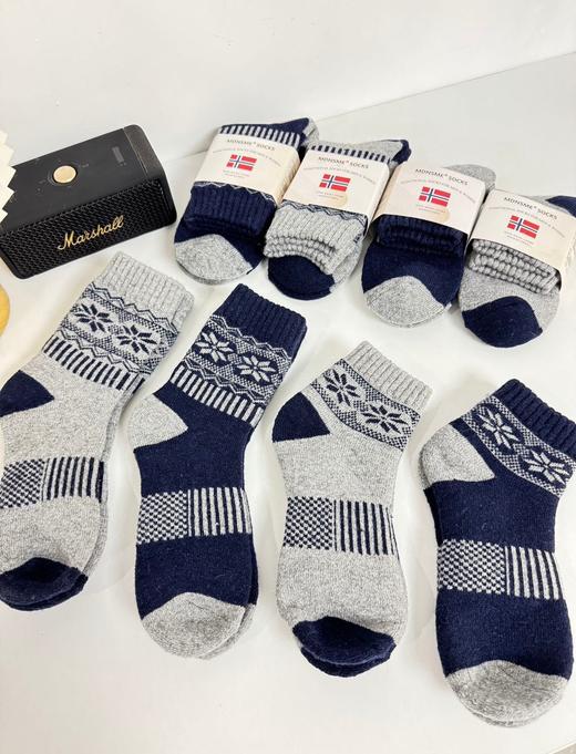 亚马逊35欧元！抗零下30度加厚情侣羊毛袜！ 出口挪威订单 商品图6