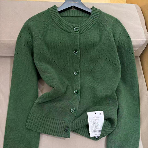 【预售7天】良木礼羊毛开衫（D2510301F） 商品图0