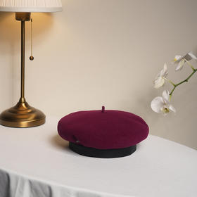 北京仓｜LAULHERE-BASQUE-绛红色 贝雷帽［法国设计师］