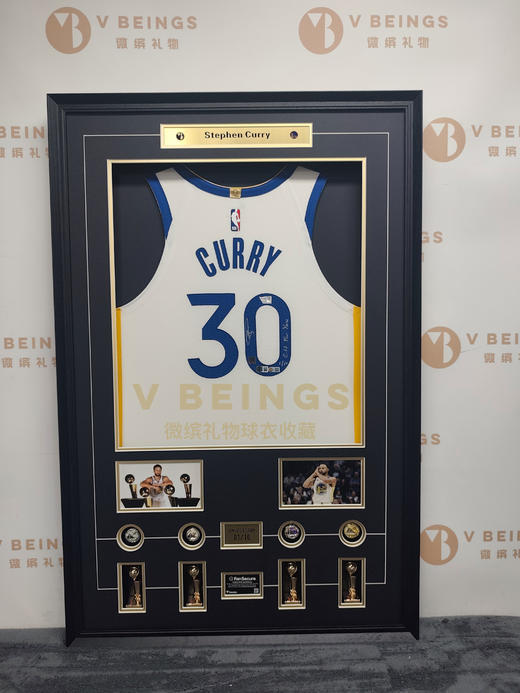 收藏系列 库里 白色球员版 GIFT 亲笔签名球衣 商品图1