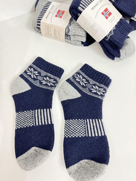 亚马逊35欧元！抗零下30度加厚情侣羊毛袜！ 出口挪威订单 商品图11