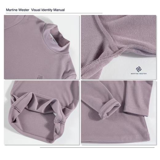 不是市场货..Martine Wester 女式德绒面料长袖T 11325102 商品图7