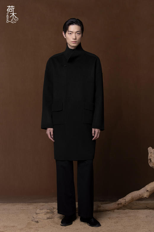 荷木HEMU丨[MEN]四合·大衣 商品图3