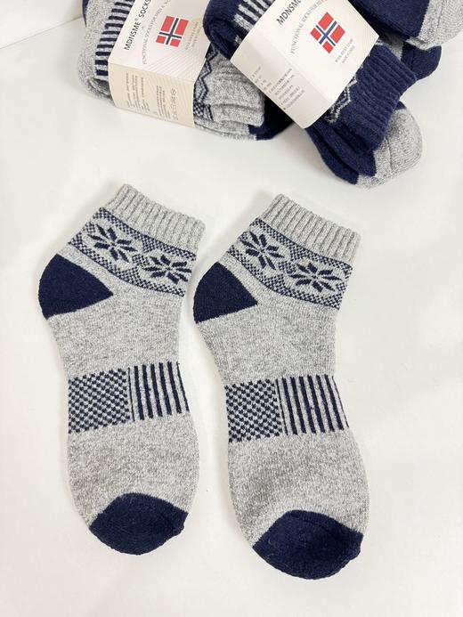 亚马逊35欧元！抗零下30度加厚情侣羊毛袜！ 出口挪威订单 商品图12