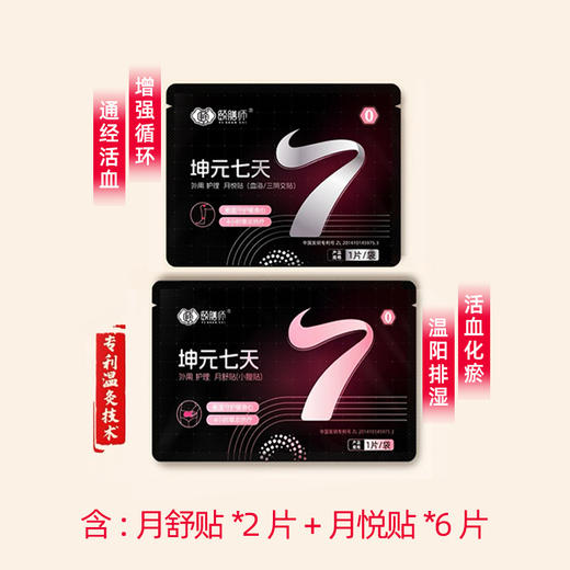 颐膳师护理贴组合（月舒贴2片+月悦贴6片） 商品图0