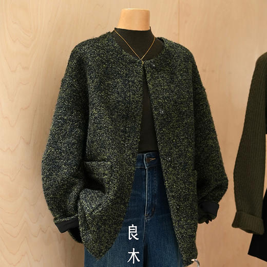 【预售7天】良木礼羊毛外套（D25103425） 商品图1