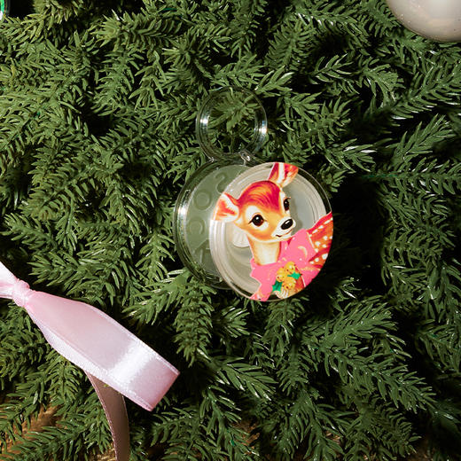 【闪闪的季节】优雅麋鹿 POPGRIP泡泡骚手机粘贴式气囊支架 Graphic平面系列 红色 动物 商品图1