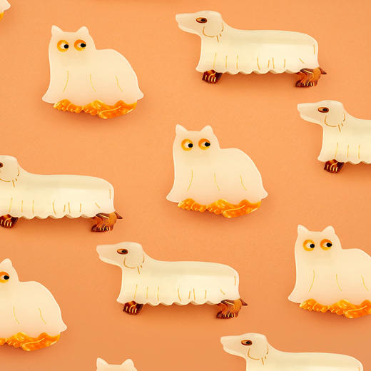 北京仓｜Coucou Suzette-Ghost Dachshund-藏猫猫 腊肠狗 夜光 发抓［法国设计师］ 商品图5