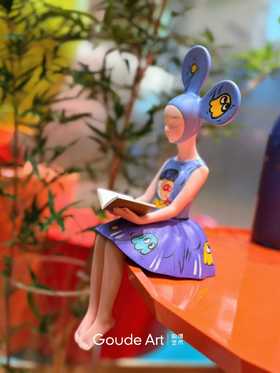 陈建周《悟空梵高》然女孩