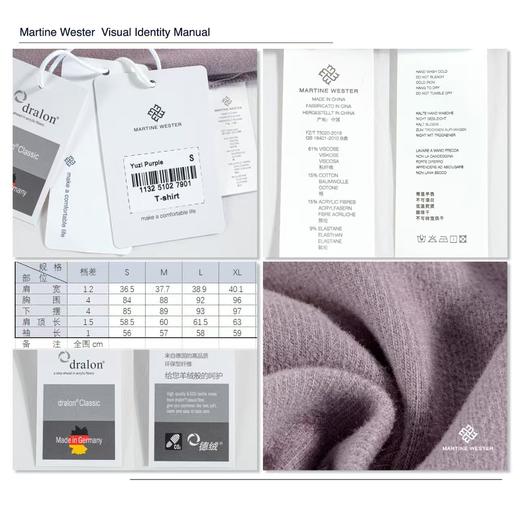 不是市场货..Martine Wester 女式德绒面料长袖T 11325102 商品图8