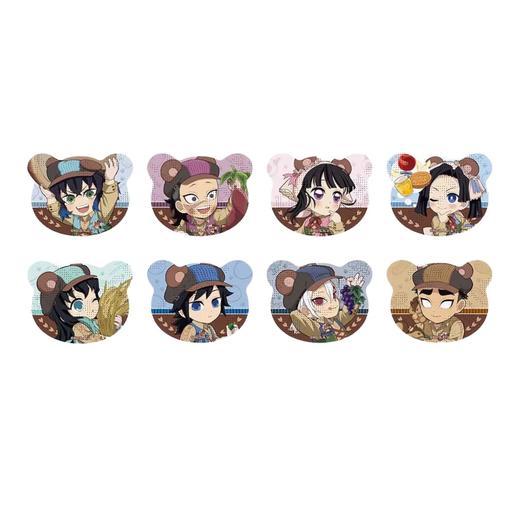 鬼灭之刃 2025秋收季 徽章 吧唧 B款 8包/盒 国谷 商品图0