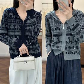 大象帽外套25383