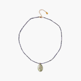 订购6周到｜Chan Luu-Seed-种子 葡萄石 白托帕石 堇青石 项链［美国设计师］