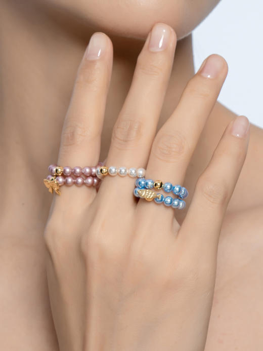 小鱼珍珠戒指 商品图3