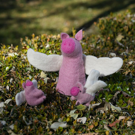 北京仓｜Felt So Good-Christmas Flying Pig-梦想成真飞猪 羊毛毡 圣诞树装饰［英国设计师］ 商品图6