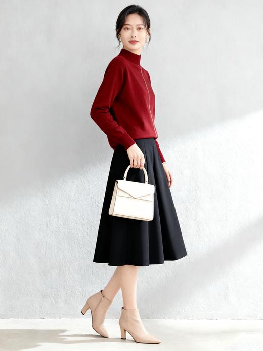 臣禾	【烫钻小衫】半高领套头针织衫	JZ254090175 商品图5