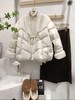 轻奢卡汶(KAVON)大牌！吊牌2239元！！【羽绒服】新中式盘扣拼接环保毛冬季保暖羽绒服-喜出 商品缩略图5