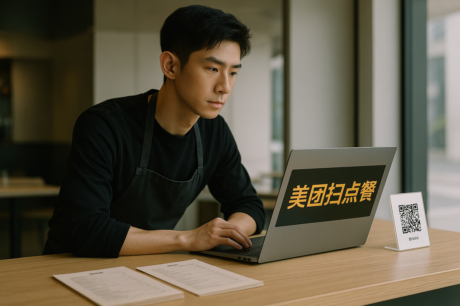 如何申请美团扫码点餐小程序账号？