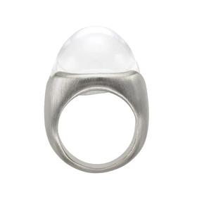 松果拉丝水晶戒指