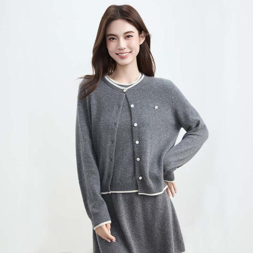 VogoPetite针织开衫100%山羊绒BP133F1506 商品图4