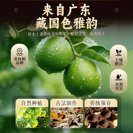 康美生活新会陈皮60g 陈化8年大红皮配礼盒 地理标志防伪溯源 商品图3