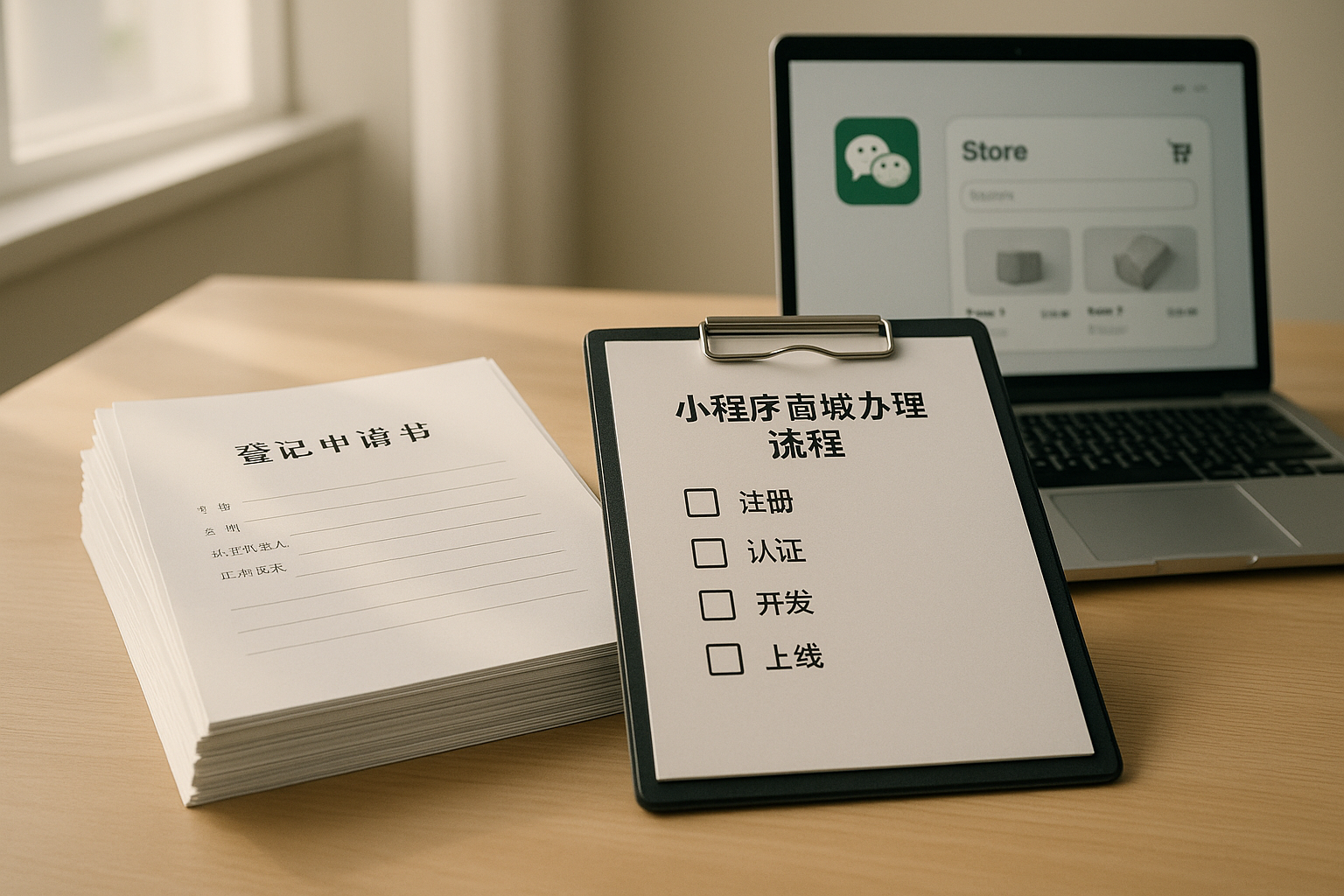 小程序商城搭建前要提供哪些主体材料？