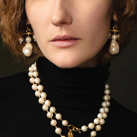 订购6周到｜Chan Luu-Caroline-淡水珍珠 耳环［美国设计师］ 商品图1