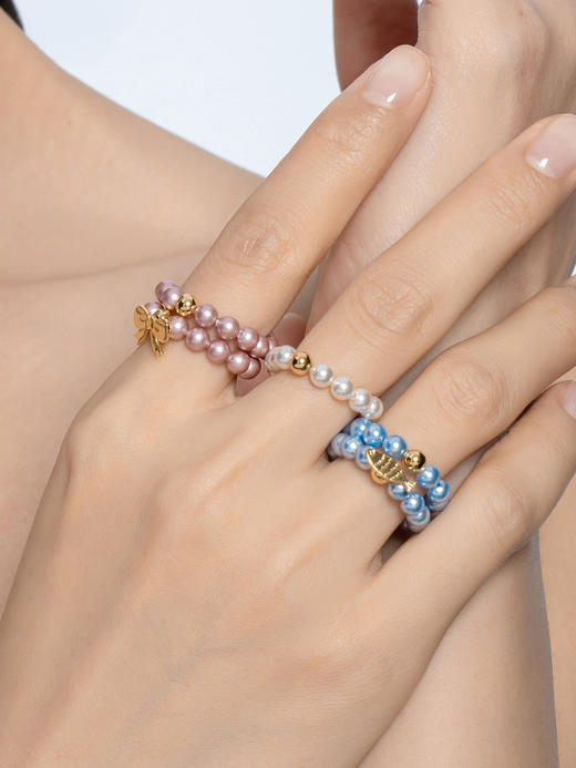 小鱼珍珠戒指 商品图1