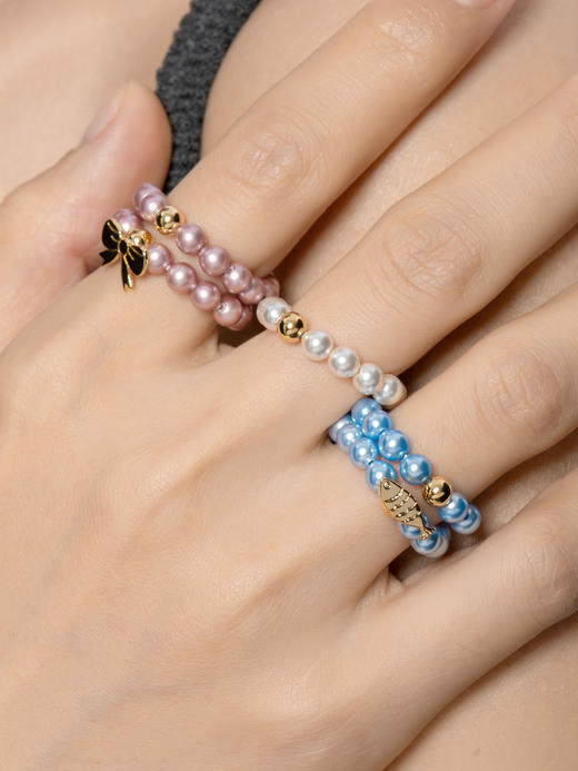 小鱼珍珠戒指 商品图2