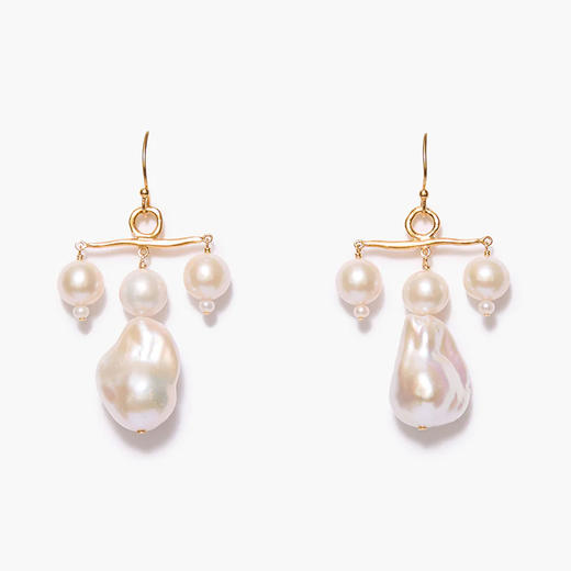 订购6周到｜Chan Luu-Caroline-淡水珍珠 耳环［美国设计师］ 商品图0