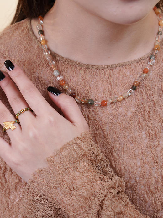 发晶串珠项链 商品图4